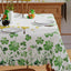 Manteleta St Patricks 60x60pulg verde agua lavable
