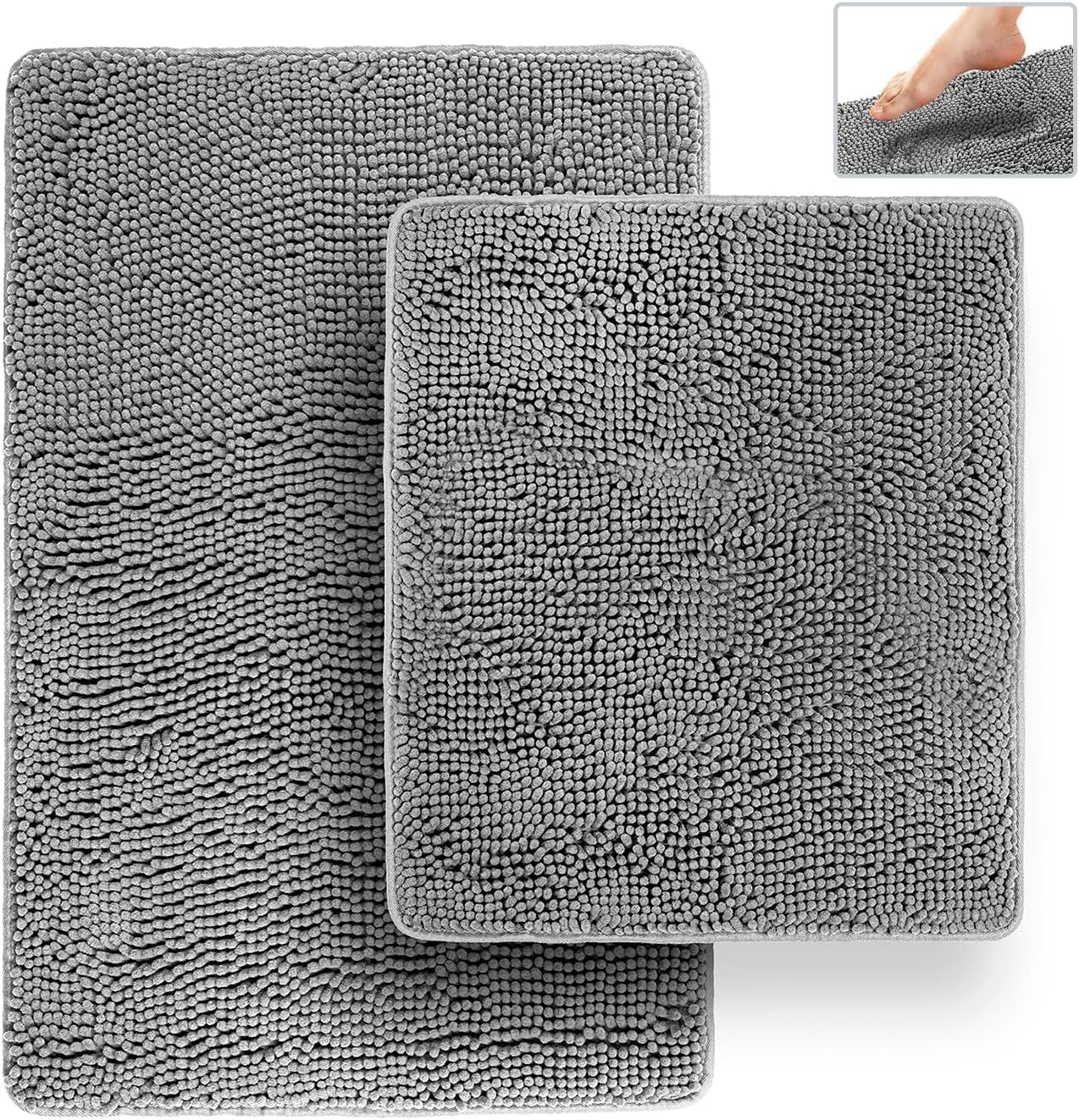 Tapete baño espuma viscoelástica antiderrap 21x32