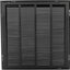 Rejilla filtro aire HVAC 20x25" cara extraible plana negra