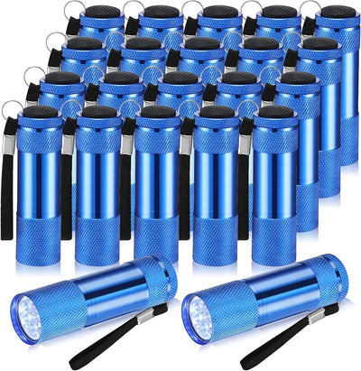 20 Pzas Linterna Mini Aluminio LED para Lectura Nocturna
