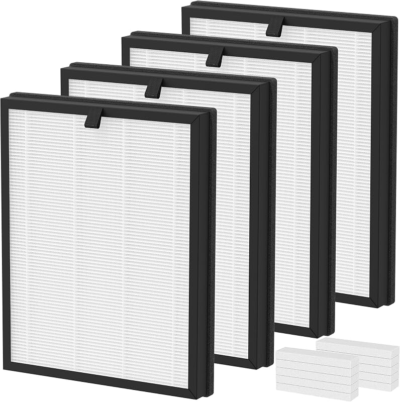 4 Filtros AP2000WF Repuesto con 10 Almohadillas Aromáticas