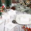 60 Tarjetas Lugar Copo Nieve Etiqueta Mesa Navidad