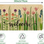Tapete bienvenida tulipán lino antiderrap 30x17"