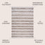 Alfombra Berber Stripe interiores 3x5ft beige/marrón