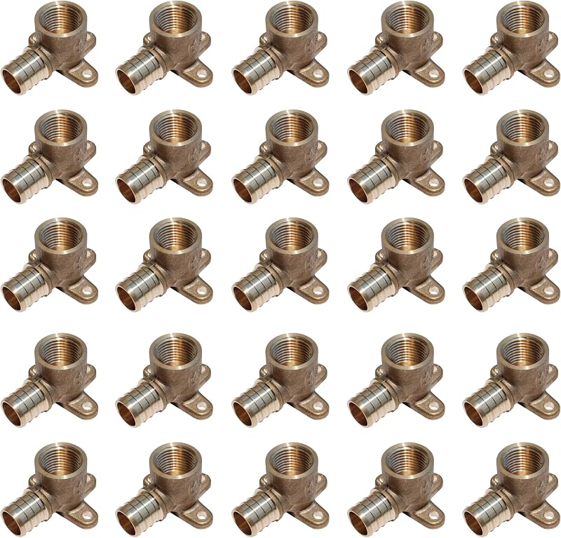 Codo caída 90 grados 3/4x1/2 FNPT latón pack 25