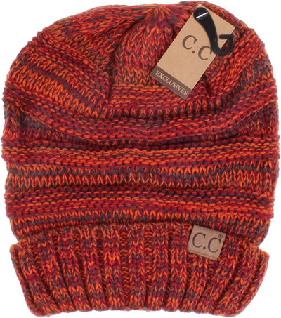 Gorro Oversized Cálido Tipo Skully de Punto Cable