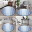 Tapete baño redondo 30" microfibra suave absorbente