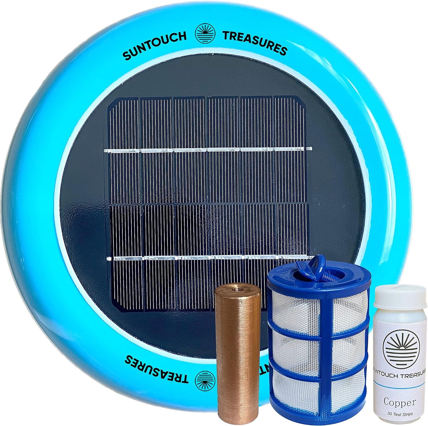 Ánodo cobre repuesto sistema mineral criada piscina solar