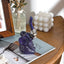 Soporte anillos con elefante morado organiz. lindo regalo