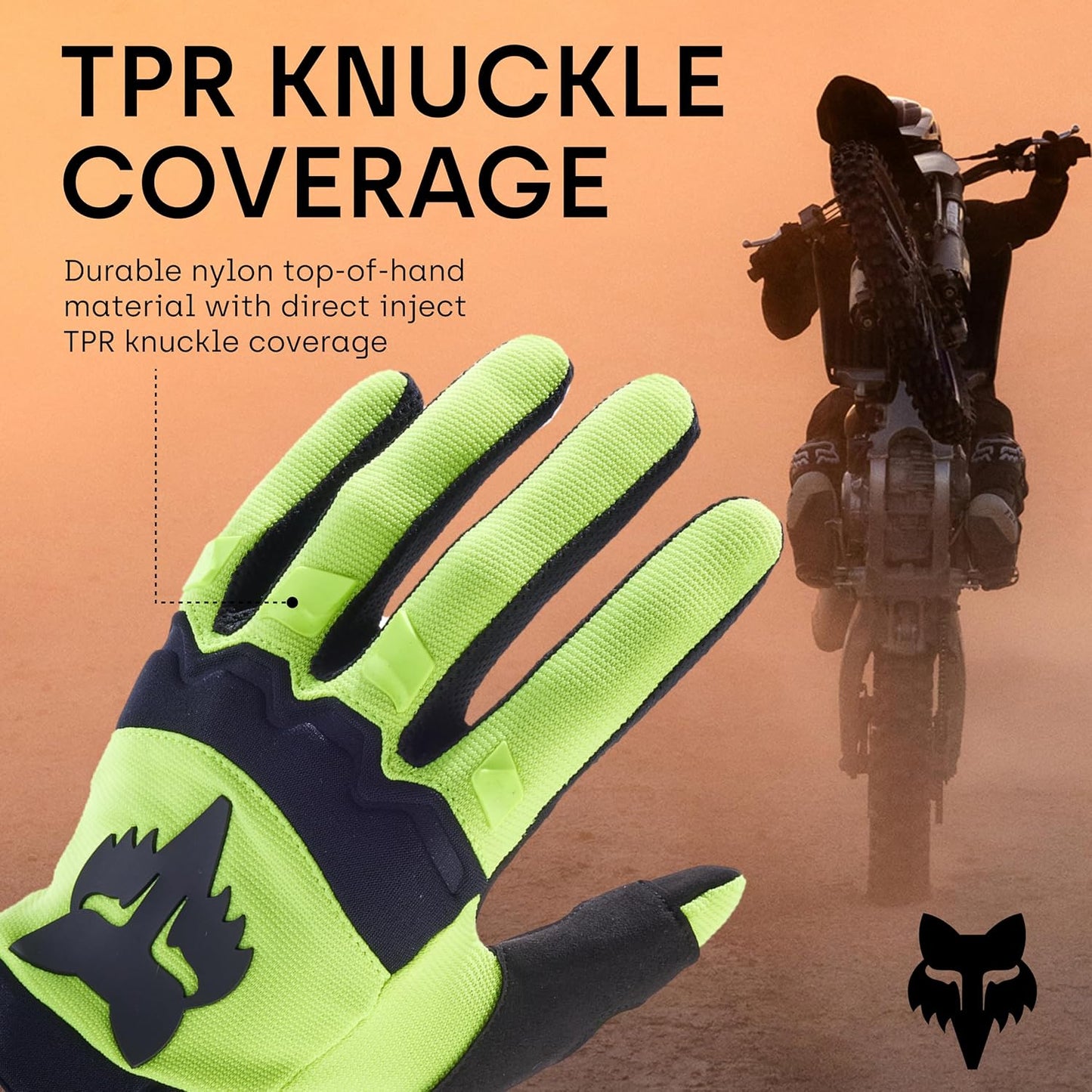 Guantes motocross Fox Racing para hombre