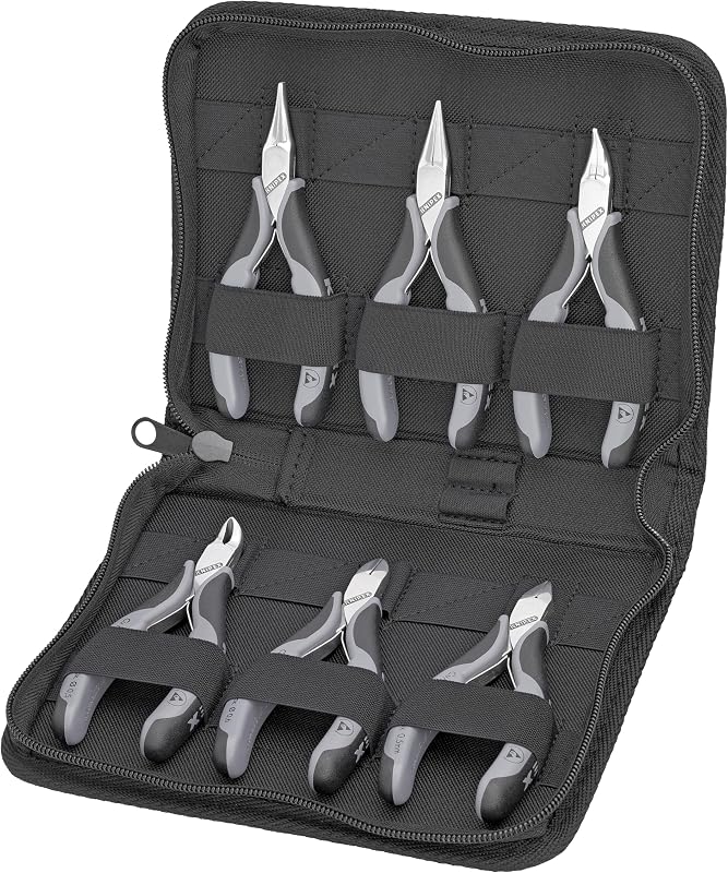 Set 6 Pzas Alicates Electrónicos KniPEX