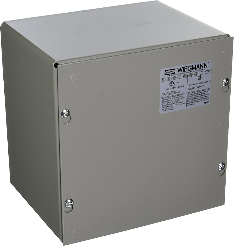Caja extracción pared SC-Series 8x8x6pulg acero pintado gris