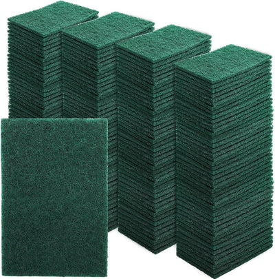 120 Estropajos Resistentes 4x6pulg Reutilizables Verdes Multiusos