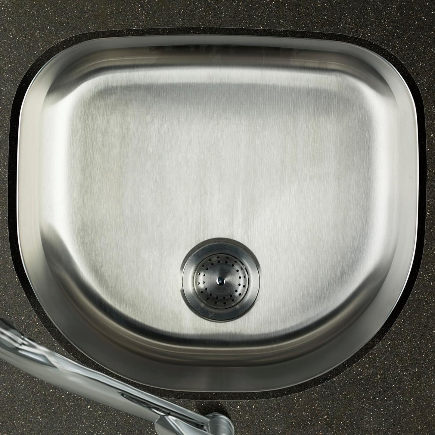 Fregadero colador barra cocina acero inox 18x21pulg