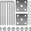 Kit pernos en U acero inox para remolques 2x3-6 5/16"