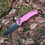 Navaja bolsillo plegable acero D2 clip reversible mango G10 EDC