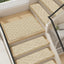 Alfombra peldaños 24x36" adhesiva antiderrap beige
