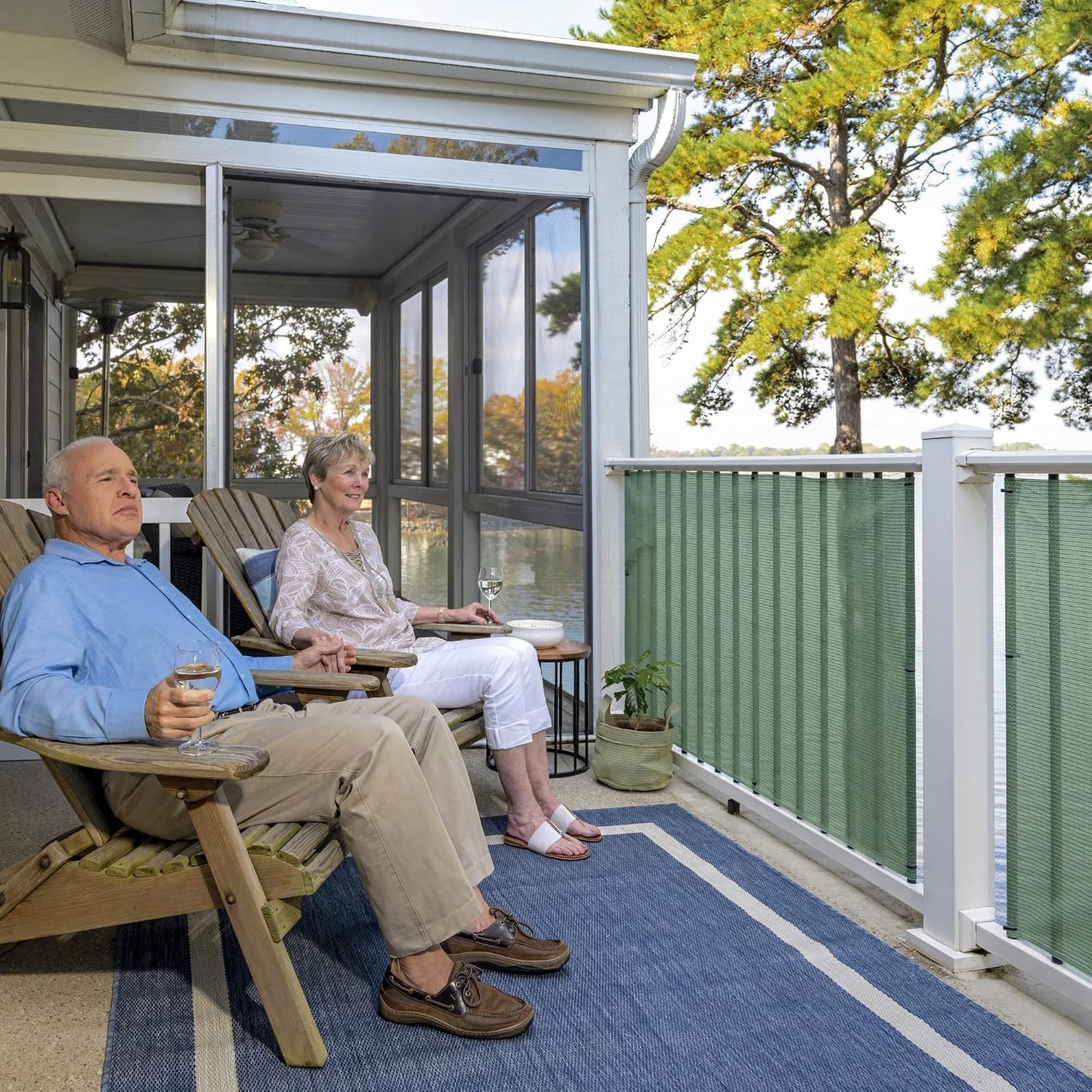 Tela privacidad UV70% transpirable para cerca patio piscina