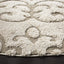 Alfombra área 9x13ft color crema y beige diseño volutas