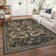 Alfombra de serpiente lavable 5x7pulg para sala dormitorio