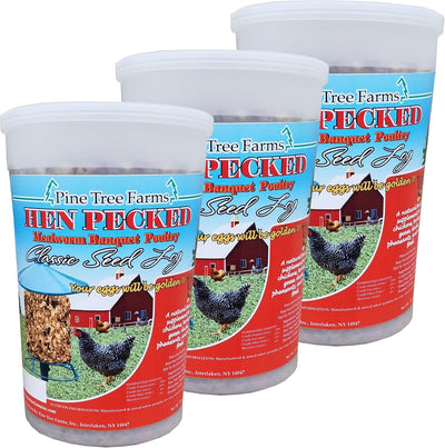 Alimento para aves con gusanos y cacahuetes 28oz pack 3