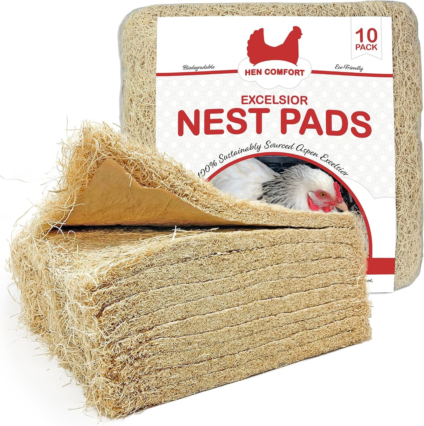 Almohadillas nido 13x13 pack 10 aspen sostenible