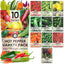 Semillas pimiento picante 10 paq Cayena Habanero para plantar