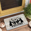 Tapete bienvenida pino 17x30" decoración hogar puerta