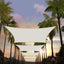 Toldo Vela Rectangular Blanco 8x10ft UPF50 Bloqueo UV