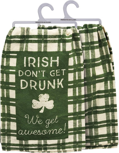 Toalla para platos con mensaje irlandés