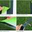 3 Cintas Césped Artificial 16.5pies para Jardín Alfombra