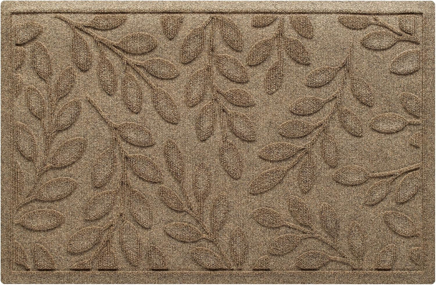 Tapete puerta 2x3ft antiderrap diseño hoja camello