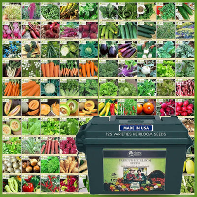 Paquete 125 variedades semillas jardín germinación rápida