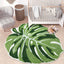 Alfombra Monstera antiderrap microfibra 43x36"