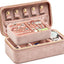 Caja terciopelo organizadora joyas con cremallera