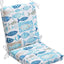 Cojín silla esquinera 36.5x18pulg color azul