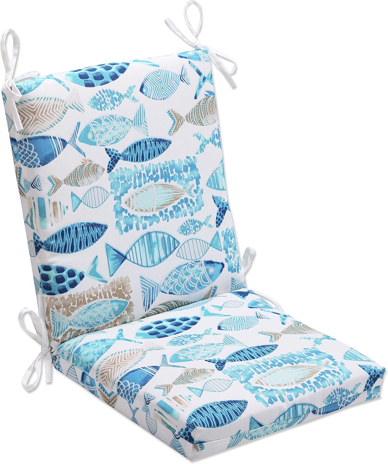 Cojín silla esquinera 36.5x18pulg color azul