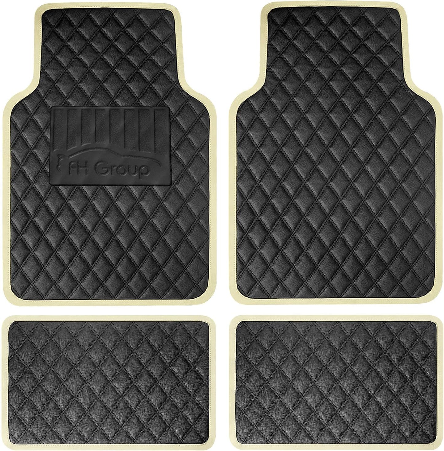 Alfombras coche cuero sintético ajuste universal
