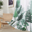 Cortinas impermeables 84pulg patrón hojas tropicales