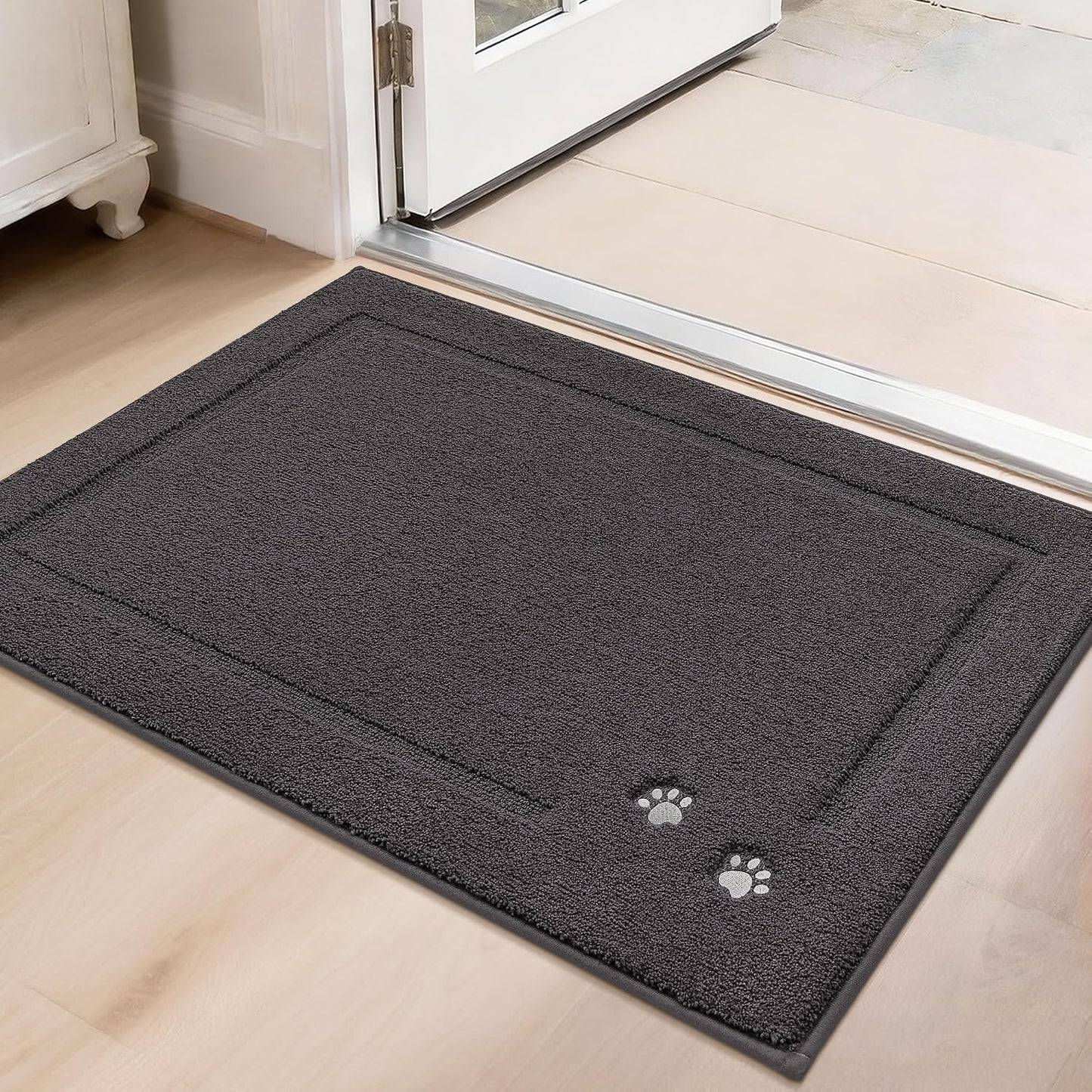 Tapete puerta perro 20x32pulg antiderrap lavable