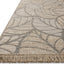 Alfombra redonda interior exterior 7ft8pulg gris pardo