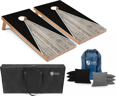 Set Cornhole 4x2pies con bolsas frijoles y estuche