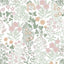 Papel tapiz autoadhesivo floral 17.3x393