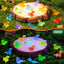 600 Mini Lagartos Luminosos Resina para Musgo Jardín