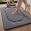 Alfombra baño antideslizante lavable 17x30 gris