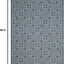 Alfombra lavable exterior 4x5ft7" azul marino y gris