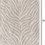 Alfombra área Tsavo 4x6ft gris/marfil