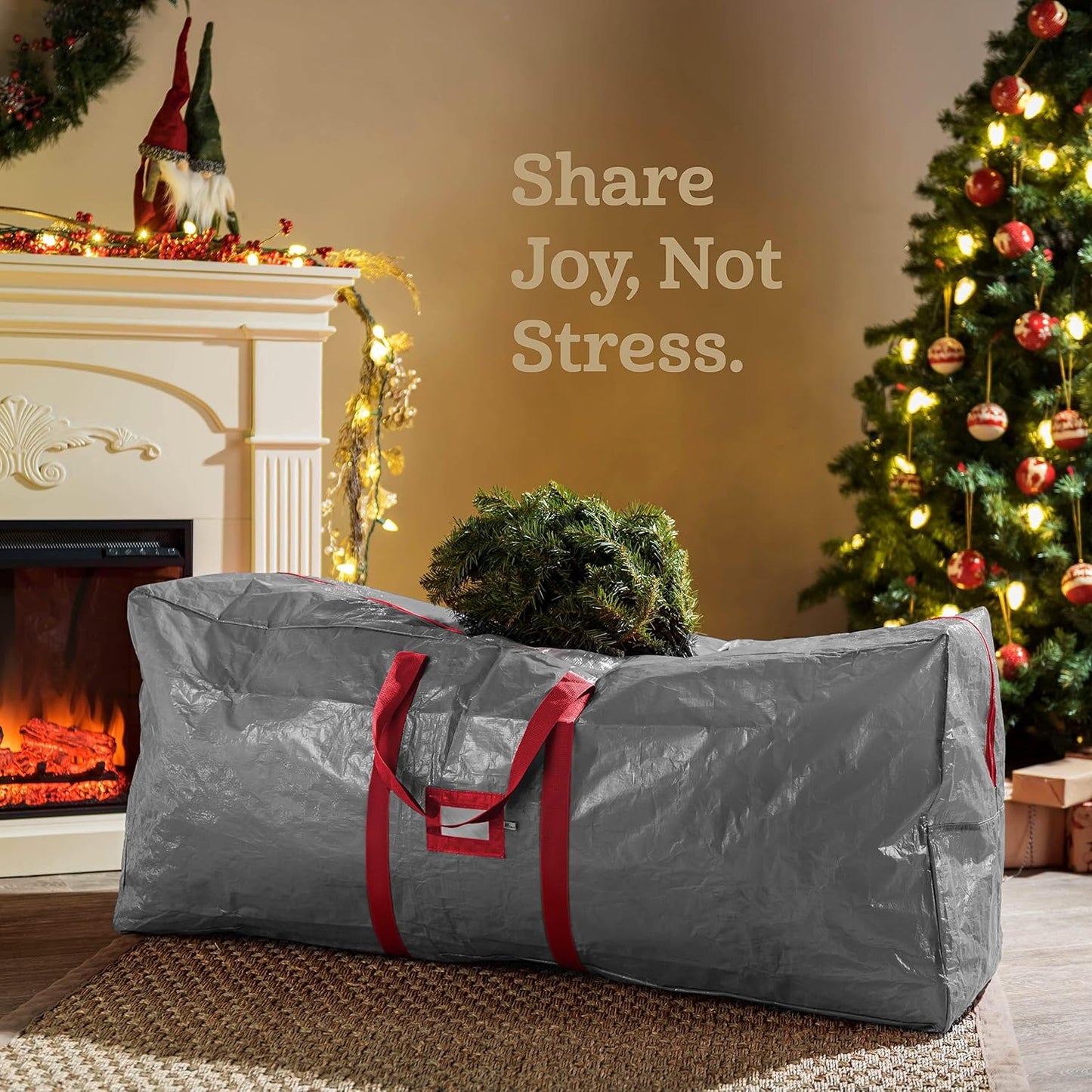 Bolsa almacenamiento árbol Navidad 9ft plástico impermeable