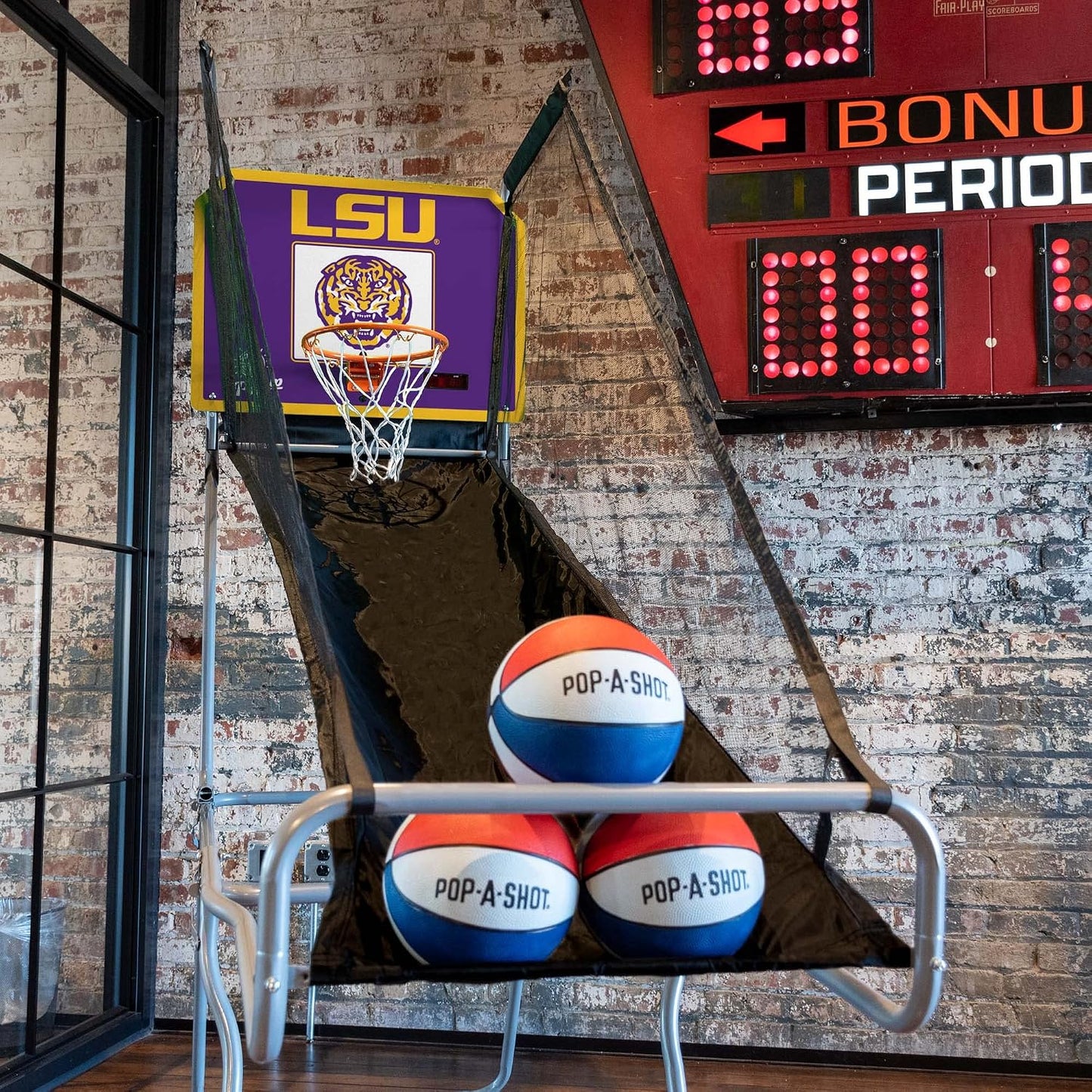 Set baloncesto NCAA portátil con sensor infrarrojo