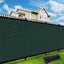 Rejilla valla privacidad 0.5x5ft malla resistente verde
